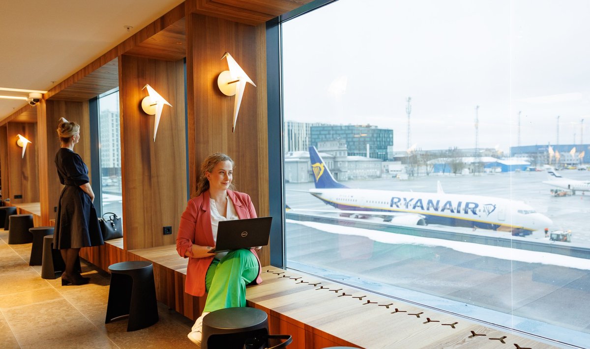 Tallinnas lennujaamas avati LHV Lounge.