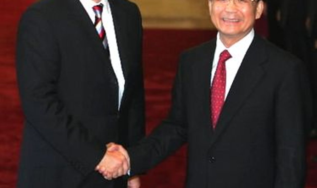 Hiina peaminister Wen Jiabao ja Briti peaminister Tony Blair