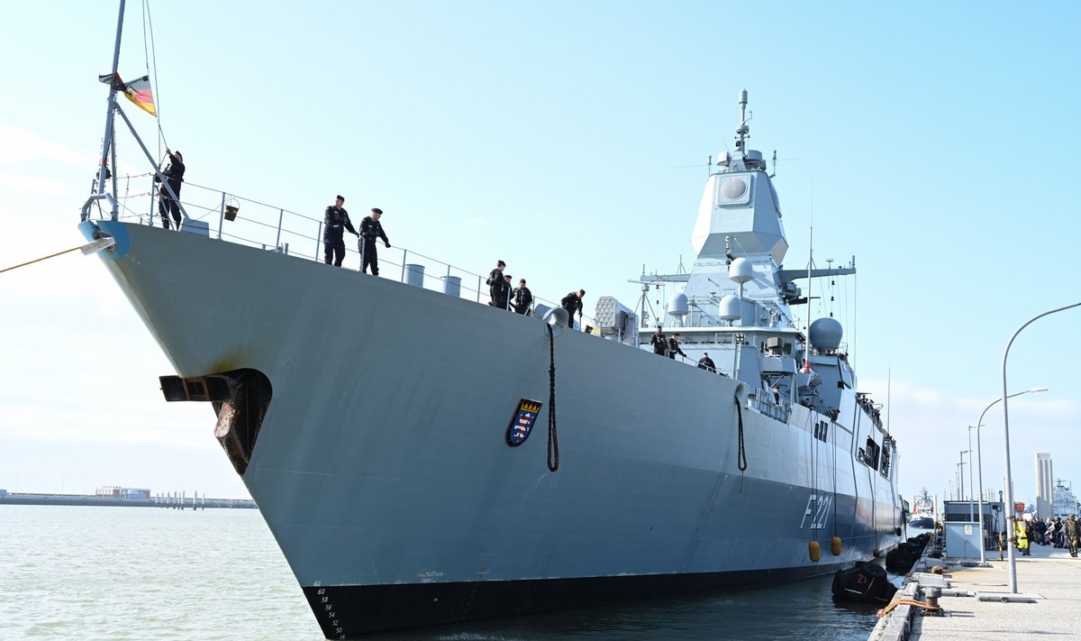 Saksa fregatt Hessen, mida NATO raames kasutatakse