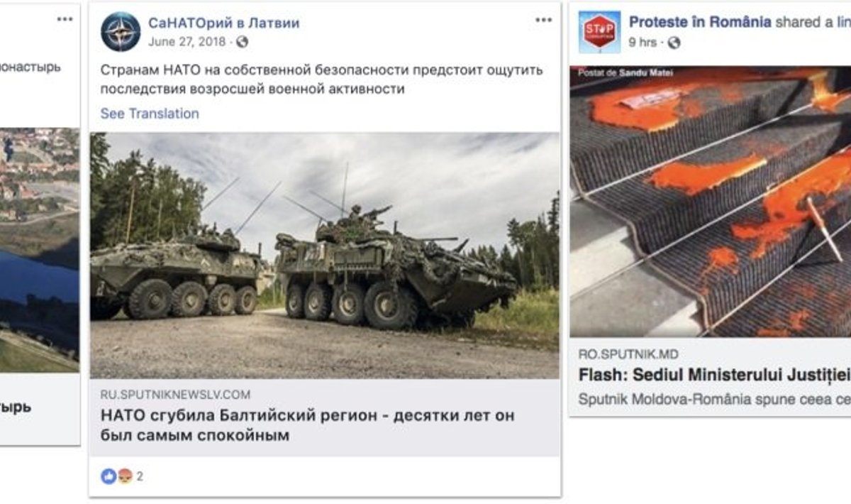 Valik Facebookis tegutsenud Vene trollikontosid