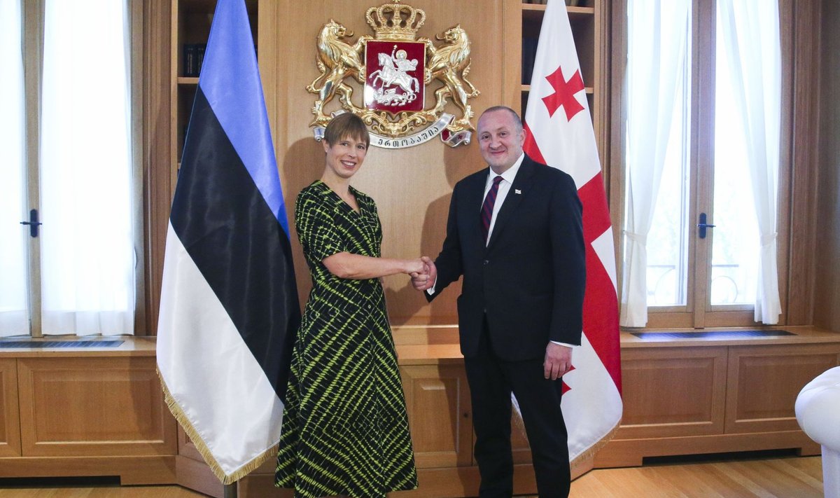 Kersti Kaljulaid ja Giorgi Margvelašvili