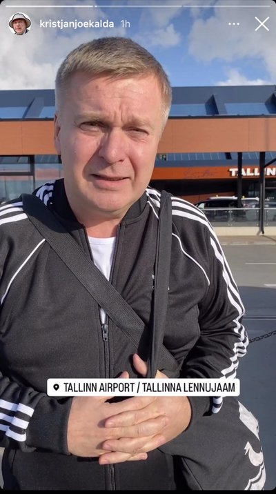 Kristjan Jõekalda edastas sotsiaalmeedias oma jälgijatele toreda sõnumi enne reisile suundumist