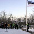 ФОТО: В Ида-Вирумаа рассвет встречали поднятием флагов