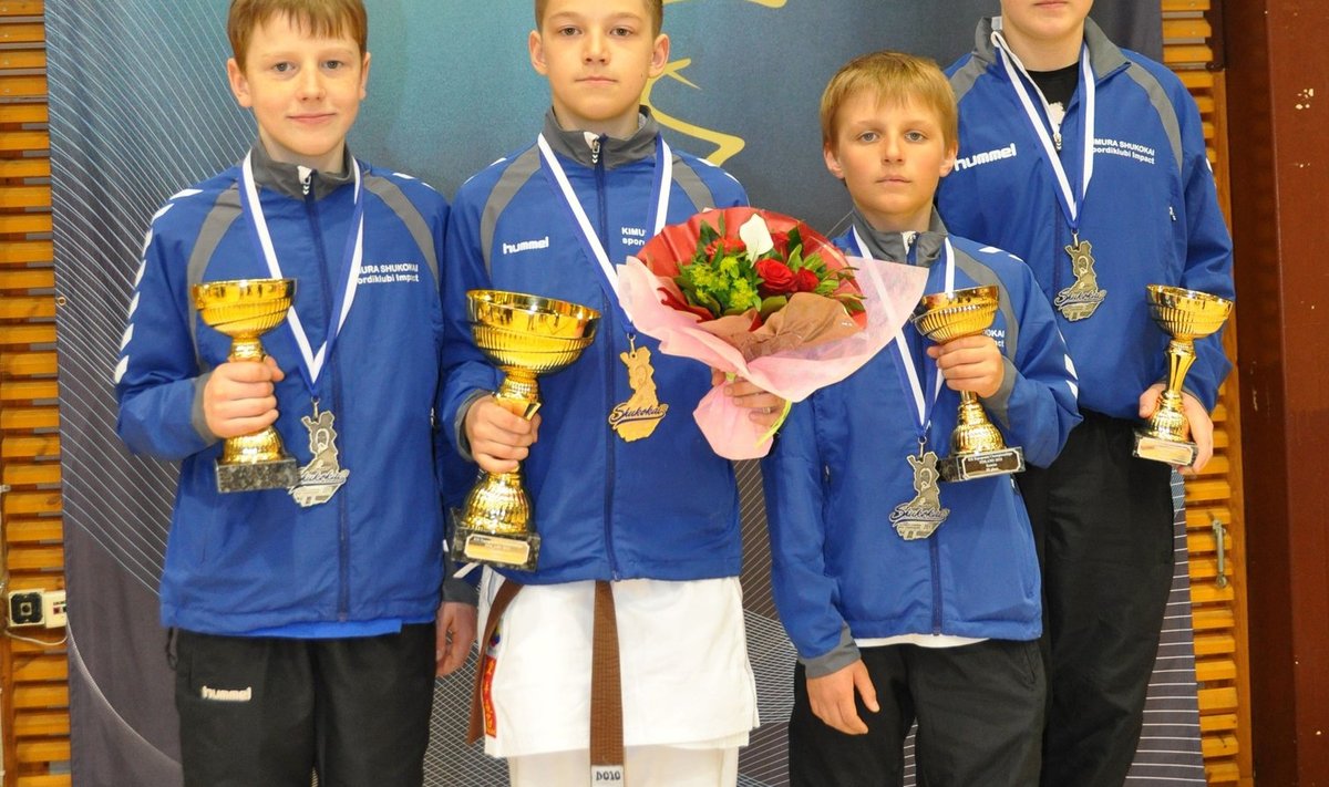 Eesti noored karatekad, EM-medalivõitjad