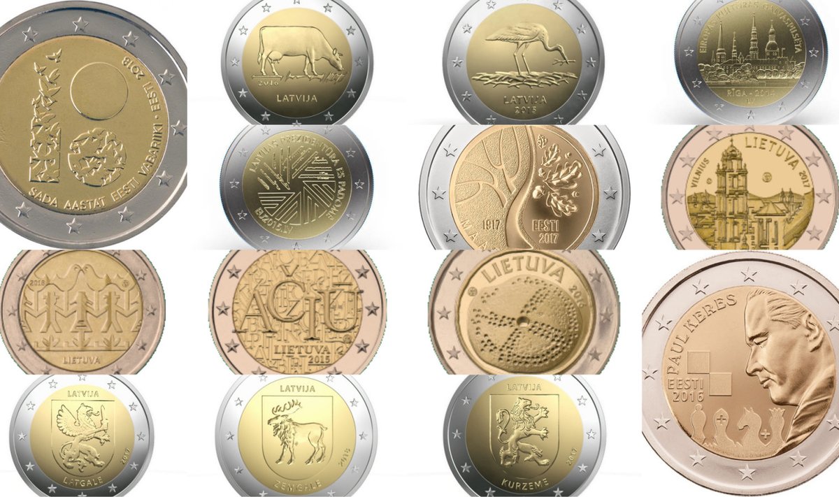 Balti riikidest on kõige aktiivsemalt kaheeurostele müntidele oma nägu andnud lätlased.