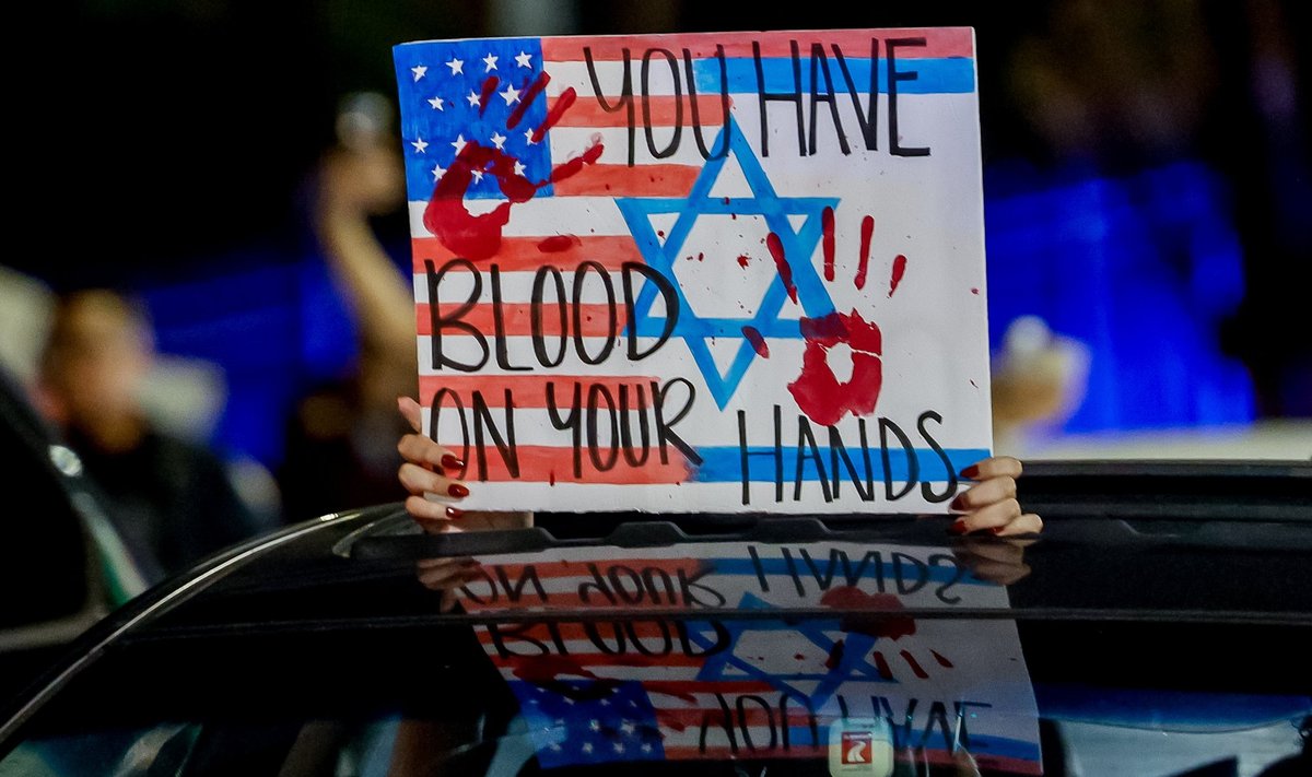 Palestiinlasi toetav meeleavaldus Atlantas