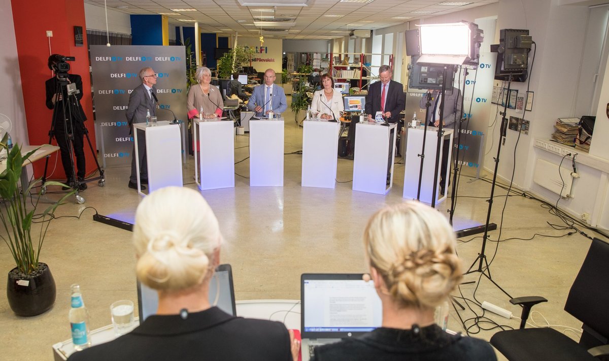Presidendikandidaatide debatt Delfi TV-s