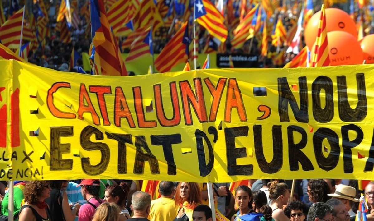 Meeleavaldajad nõuavad Katalooniale iseseisvust