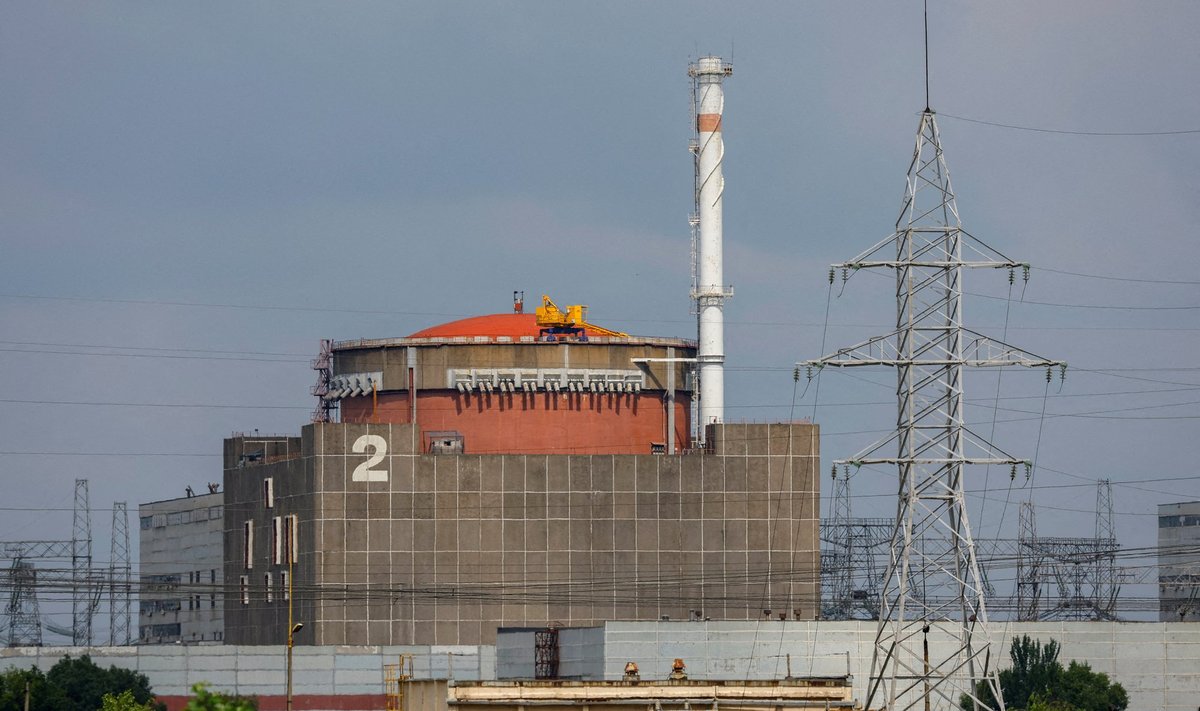 Õnnetuse oht välisriigis on veerandil vastanutest tekitanud hirmu tuumaenergia kasutuselevõtu ees. Pildil Zaporižžja tuumajaam Ukrainas. 