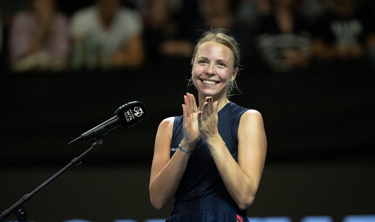 Tallinn Openi poolfinaal Kaia Kanepi ja Anett Kontaveit