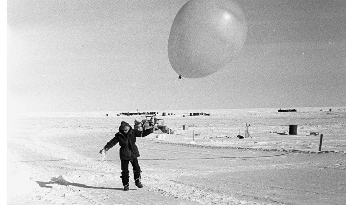 1975. aastal Vostokis.  Maa külmarekord on veel püstitamata.