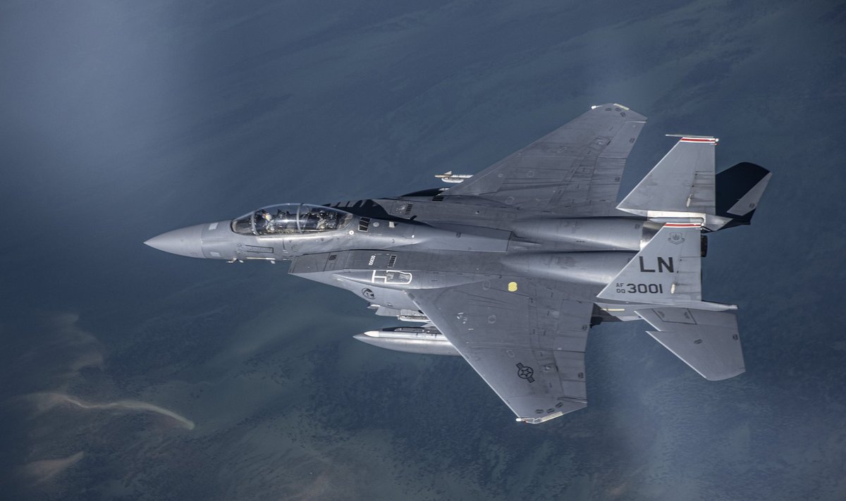 Американский истребитель F-15E. Иллюстративное фото