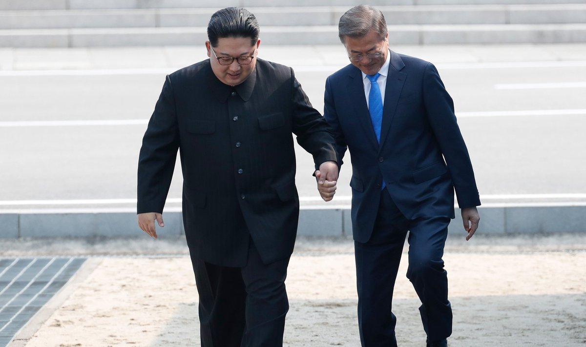 Kim Jong-un ja Moon Jae-in