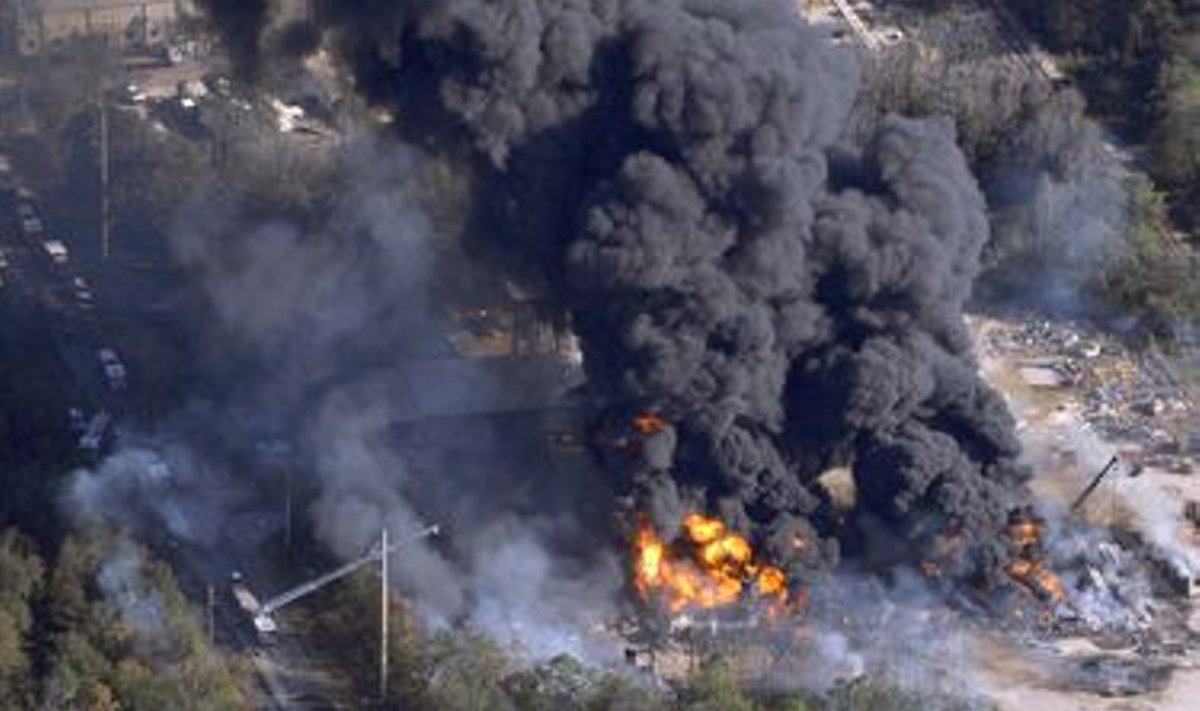 Jacksonville'is, Florida osariigis põles keemiatehas