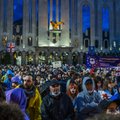 DELFI THBILISIS | Pärastlõunal eskaleerunud protest lõppes rahumeelselt. Gruusia president lubas välisagentide seadust vetoga pidurdada