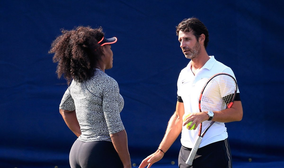 Serena Williams ja Patrick Mouratoglou