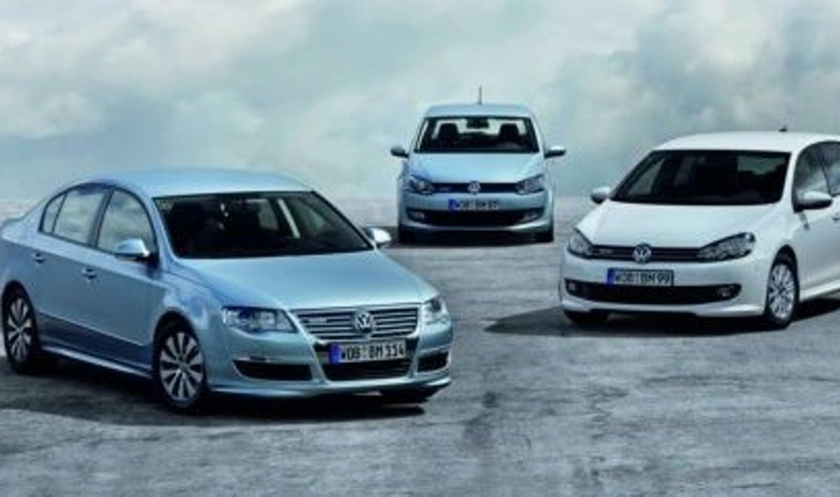 VW Passat, Polo ja Golf keskkonnasõbraliku sisu ja agressiivse välimusega