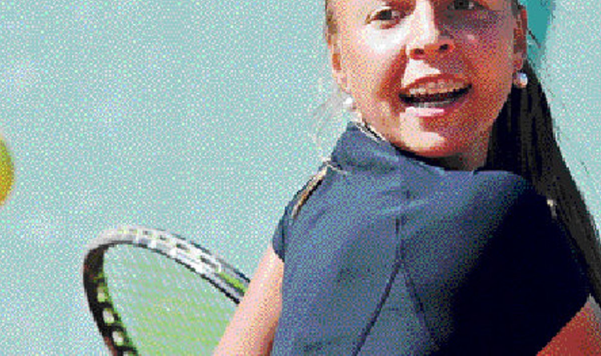 14-aastane tenniselootus 
Anett Kontaveit kaitseb 
Eesti meistri tiitlit.