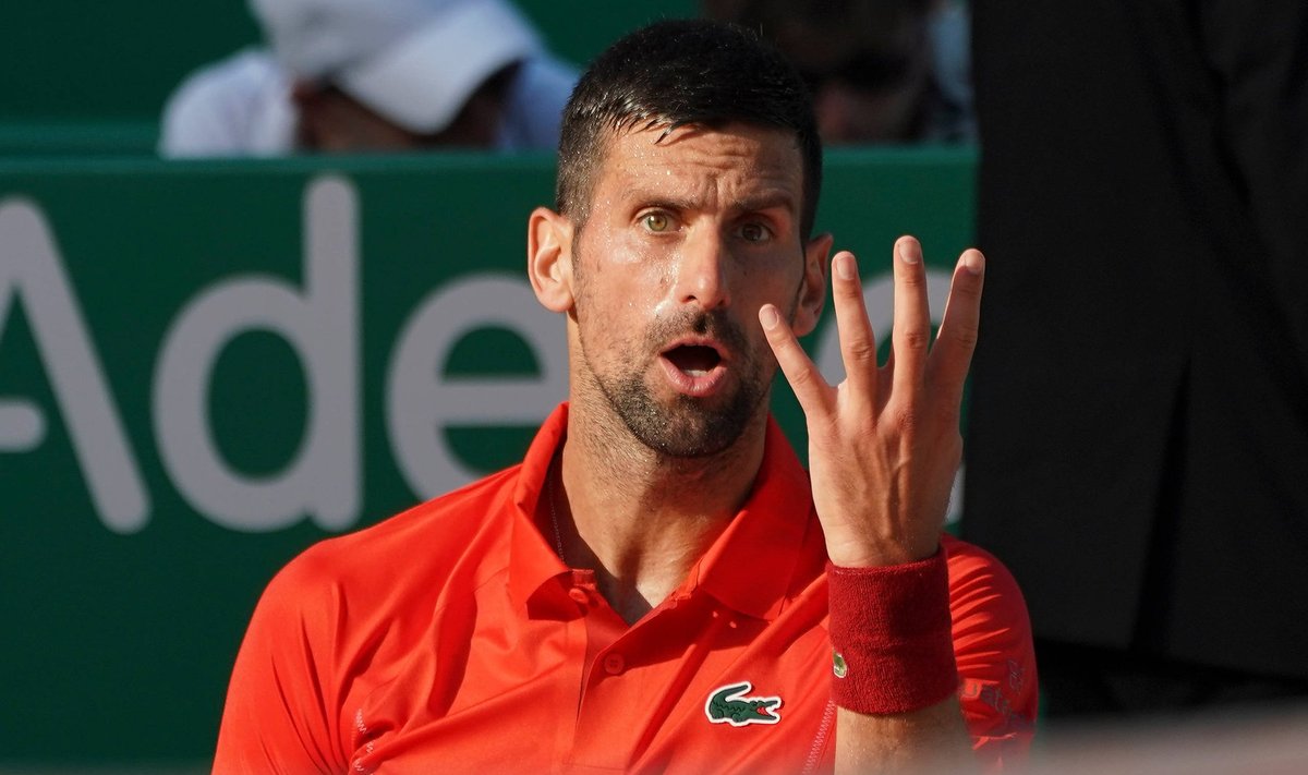 Neli sõrme - täpselt nii palju kaotuseid on teeninud tänavusel hooajal Novak Djokovic.