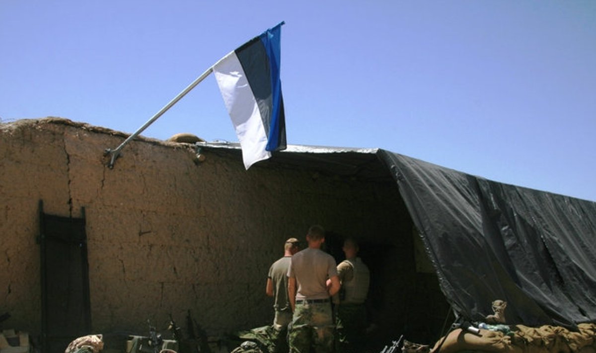 Eesti kaitseväelased Afganistanis. Foto: Arvo Jõesalu