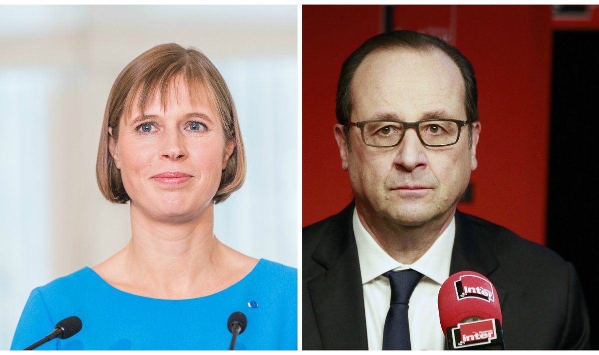Kersti Kaljulaid ja François Hollande