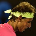 Enam kui neli tundi väljakul: raskustes olnud Nadal sai ülipika tööpäeva