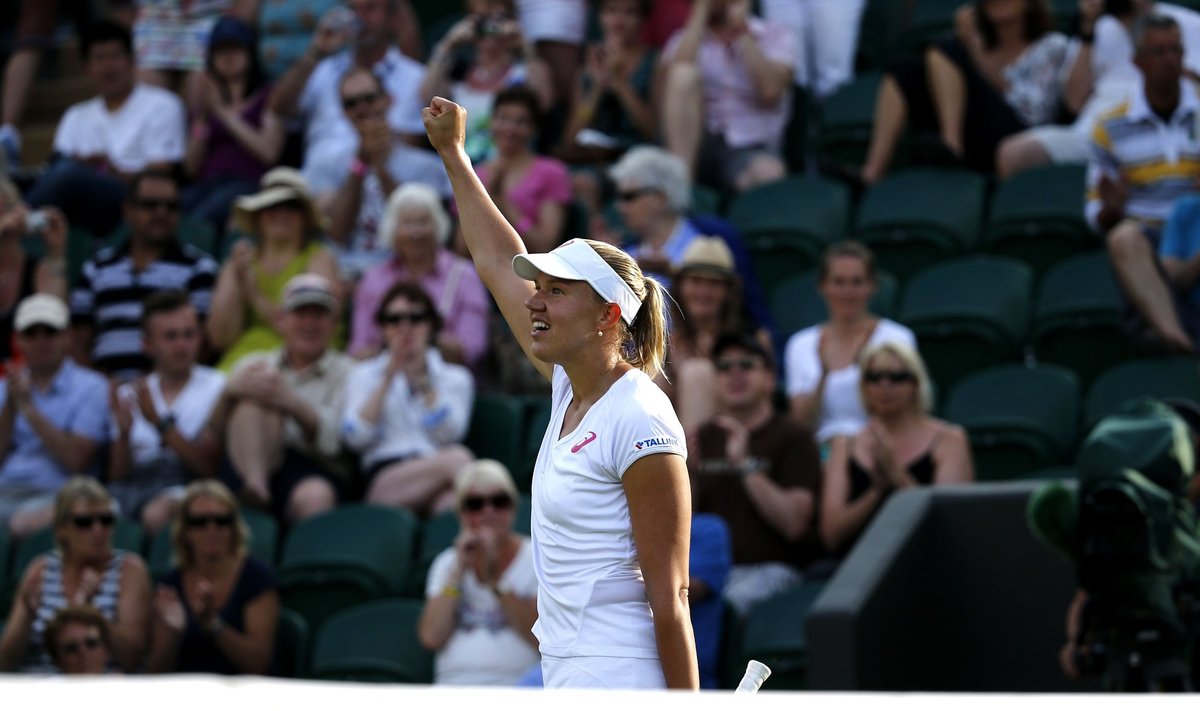 Kaia Kanepi võitis Wimbledonis Jelena Jankovici