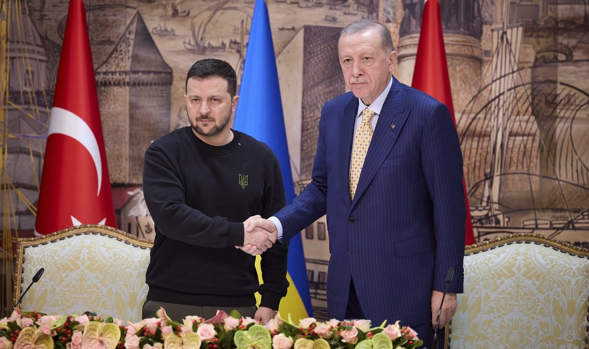 Ukraina presidendi Zelenskõi pressikonverents Türgi president Erdoğaniga.