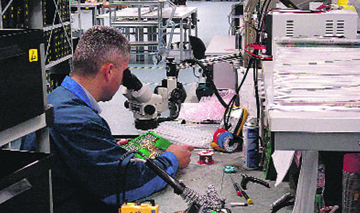 Incap Kuressaare tehases töötatakse kahes vahetuses.