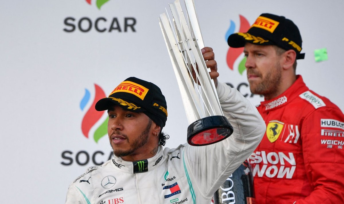 Lewis Hamilton ja Sebastian Vettel